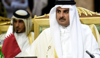 قدردانی امیر قطر از ایران در نطق تلویزیونی قدردانی امیر قطر از ایران در نطق تلویزیونی