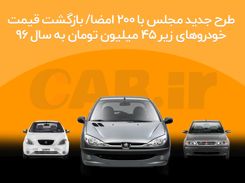 بازگشت قیمت خودروها به قیمت سال ۹۶ بازگشت قیمت خودروها به قیمت سال ۹۶