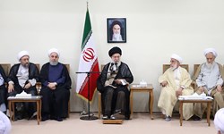 اعضای مجلس خبرگان با رهبر معظّم انقلاب دیدار کردند اعضای مجلس خبرگان با رهبر معظّم انقلاب دیدار کردند