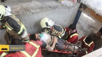 نجات جان دو کارگر مدفون شده در مازندران