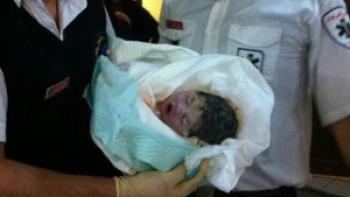  نوزاد سه روزه اطراف میدان کرج رها شده بود!