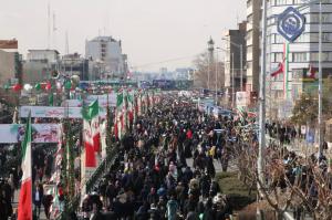 تصاویری از راهپیمایی مردم تهران در سالروز پیروزی انقلاب اسلامی