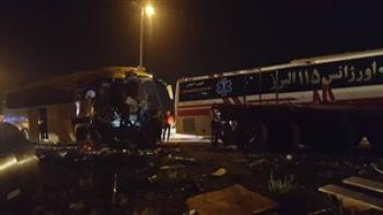 11 کشته و مجروح در تصادف خونین اتوبوس و تریلی در آزادراه کرج - قزوین