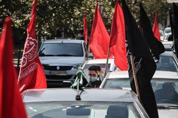 حرکت کاروان خودرویی «جاماندگان اربعین» در شرق تهران