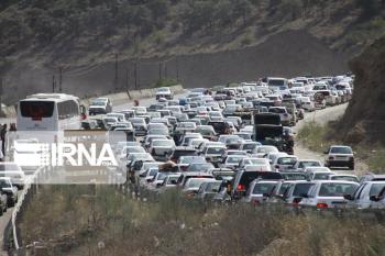 ترافیک سنگین در محورهای شمالی چالوس، هراز، فیروزکوه