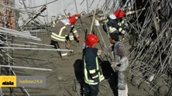 سقوط مرگبار کارگر ساختمانی از داربست