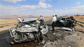 دو کشته در تصادف وحشتناک پراید و پژو در محور داراب- بندرعباس