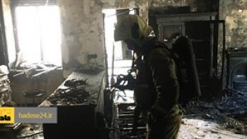 آتش خانه ۷۵ متری در شهرک ولیعصر را نابود کرد