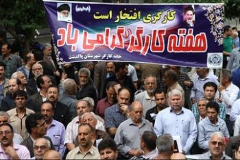 حضور هزاران کارگر تهرانی در راهپیمایی روز جهانی کارگر /گزارش تصویری