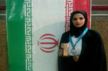 حرکت ارزشمند دختر ورزشکار ایرانی به مناسبت روز دختر