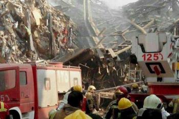 حمله ناجوانمردانه به آتش‌نشانان قربانی حادثه پلاسکو