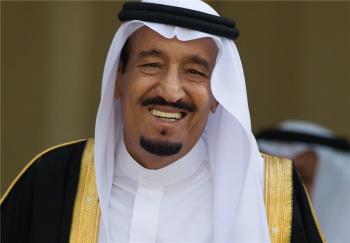 پیام خنده‌دار پادشاه عربستان به مناسبت عید فطر