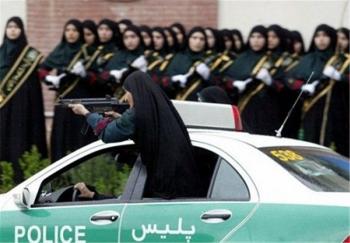 منطقه ورود ممنوع برای مردان پلیس ایرانی