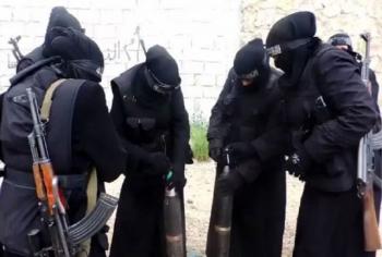  گردان 313 هفت زن داعشی را دستگیر کرد