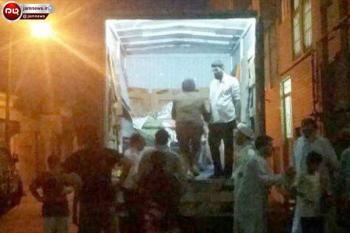 وسیله امدادی عجیب برای انتقال زن ۳۰۰ کیلویی قمی به بیمارستان!!!+ عکس