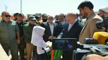 افتتاح مدرسه امام خمینی (ره ) و درمانگاه امام رضا (ع) در نینوای عراق