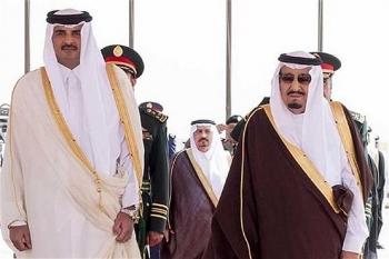  امیر قطر از  پادشاه عربستان عذرخواهی می کند