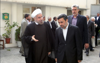 احمدی نژاد در روز تحویل ریاست جمهوری به روحانی به او چه گفت؟