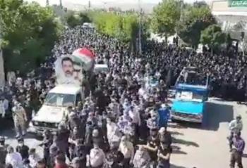 پیکر شهید مدافع حرم در «ترکمنچای» تشییع و خاکسپاری شد
