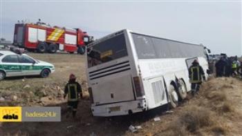 تصادف خونین اتوبوس با کامیون در نظر آباد