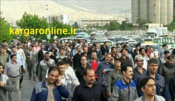 ویدئو / ادامه‌دارشدن اعتراض کارگران آذرآب اراک