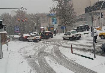 شهرداری تهران در برف امروز غافلگیر شد