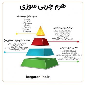 عکس/هرم شگفت انگیز چربی سوزی