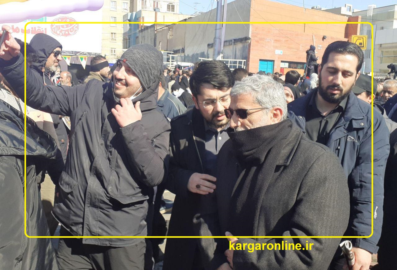 حضور جانشین خلف سپهبد شهید حاج قاسم سلیمانی در راهیپمایی 22 بهمن حضور جانشین خلف سپهبد شهید حاج قاسم سلیمانی در راهیپمایی 22 بهمن