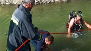 مرگ تلخ ۲ جوان در رودخانه بشار