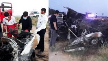 سوختن سه نفر در آتش سوزی پرشیا در قزوین